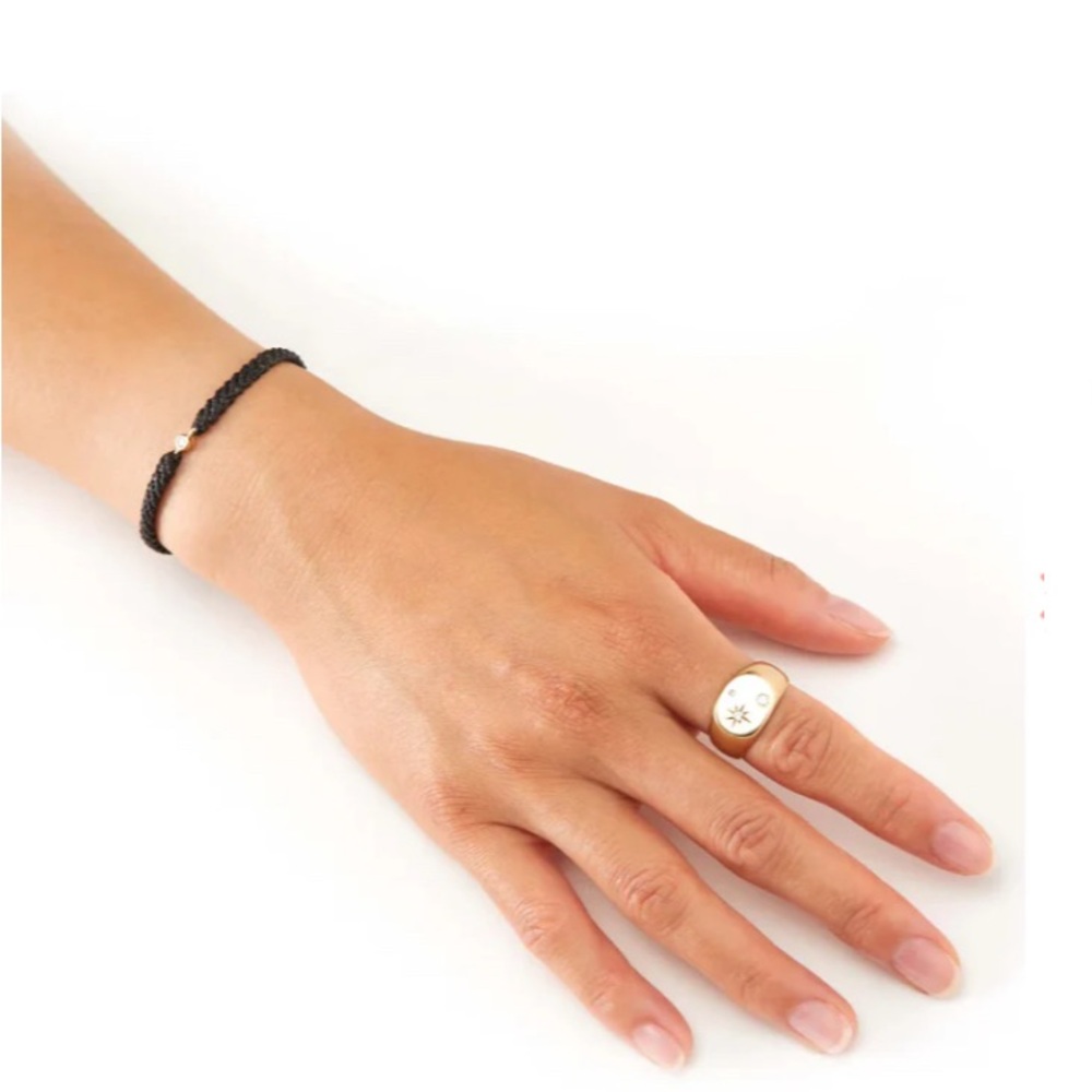 Scosha Classic Diamond Bracelet - Black. Brand New/ Unworn View 2